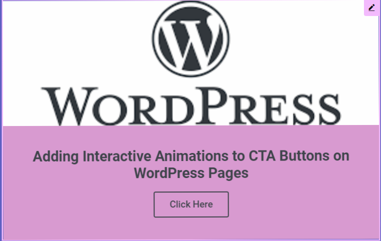 提升WordPress CTA按钮互动动画,快速增加转化率