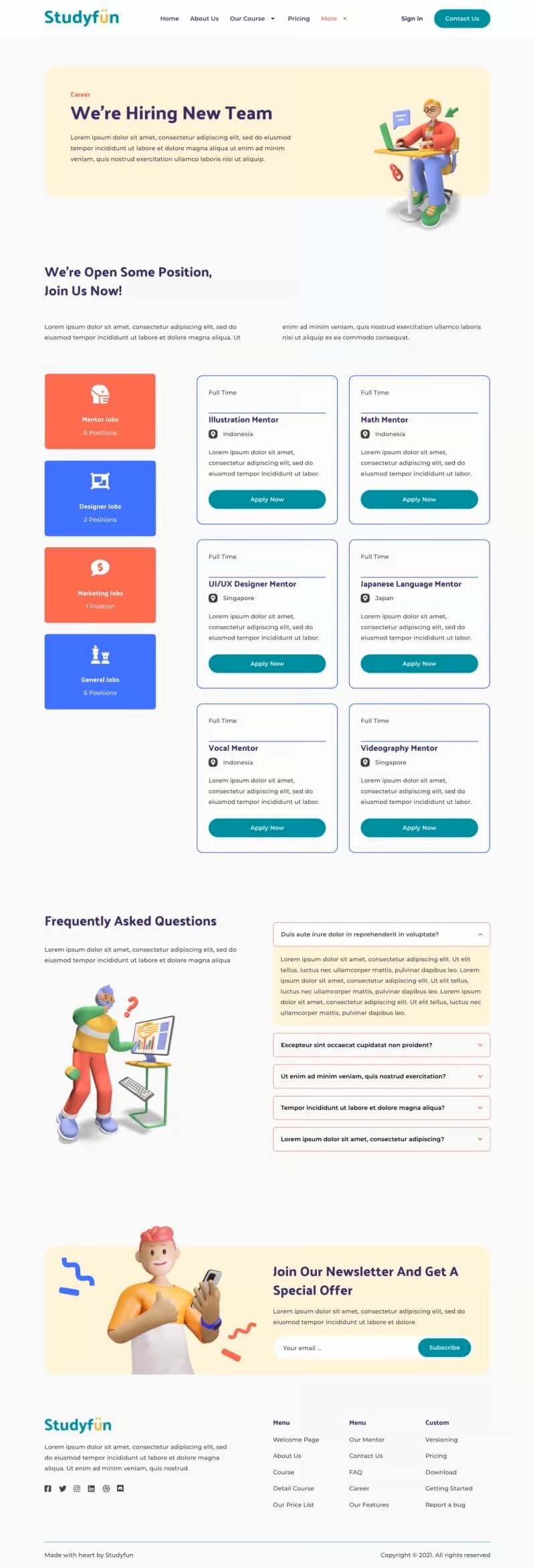 Studyfun: 教育与在线课程 Elementor 模板套件