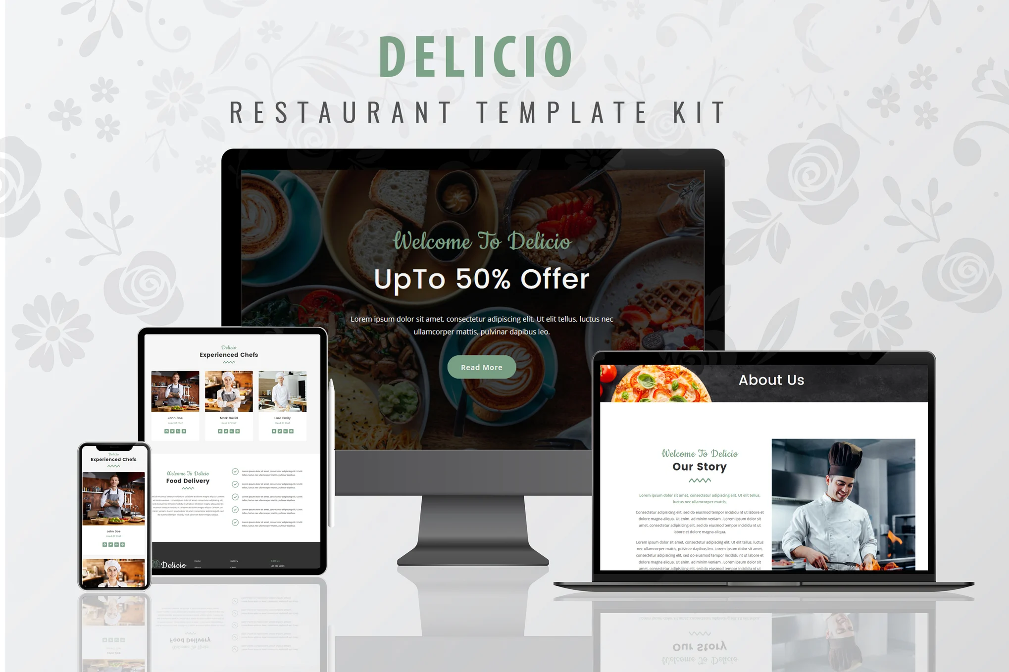 Delicio – 餐饮 Elementor 模板套件
