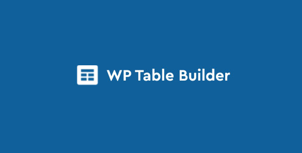 WP Table Builder Pro wp表格插件